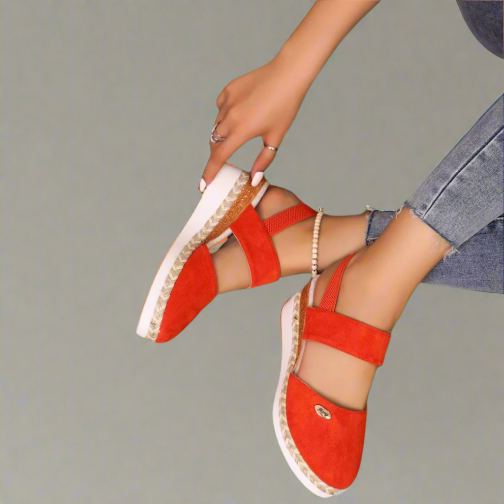 Jesmine | Plus Size Wedge Sandals – Comfortable and Versatile