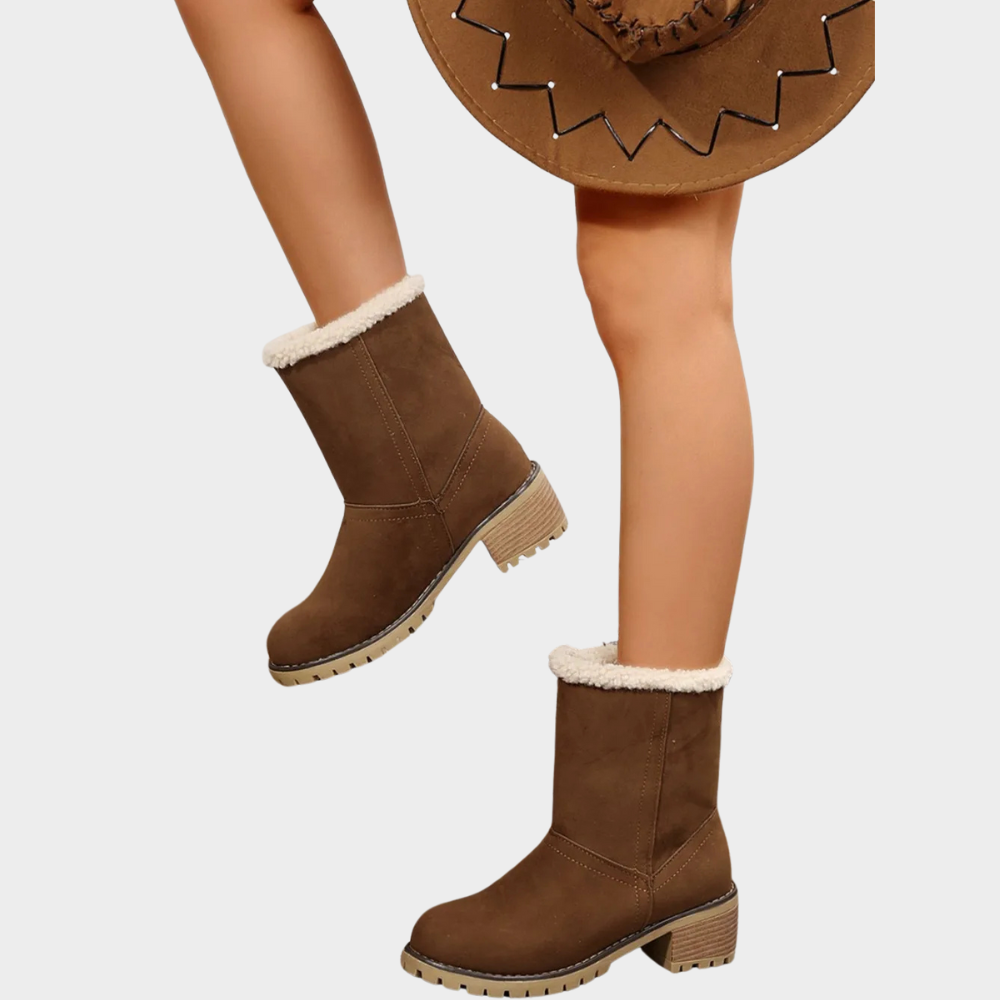 Wanda | Mid-Heel Winter Boots