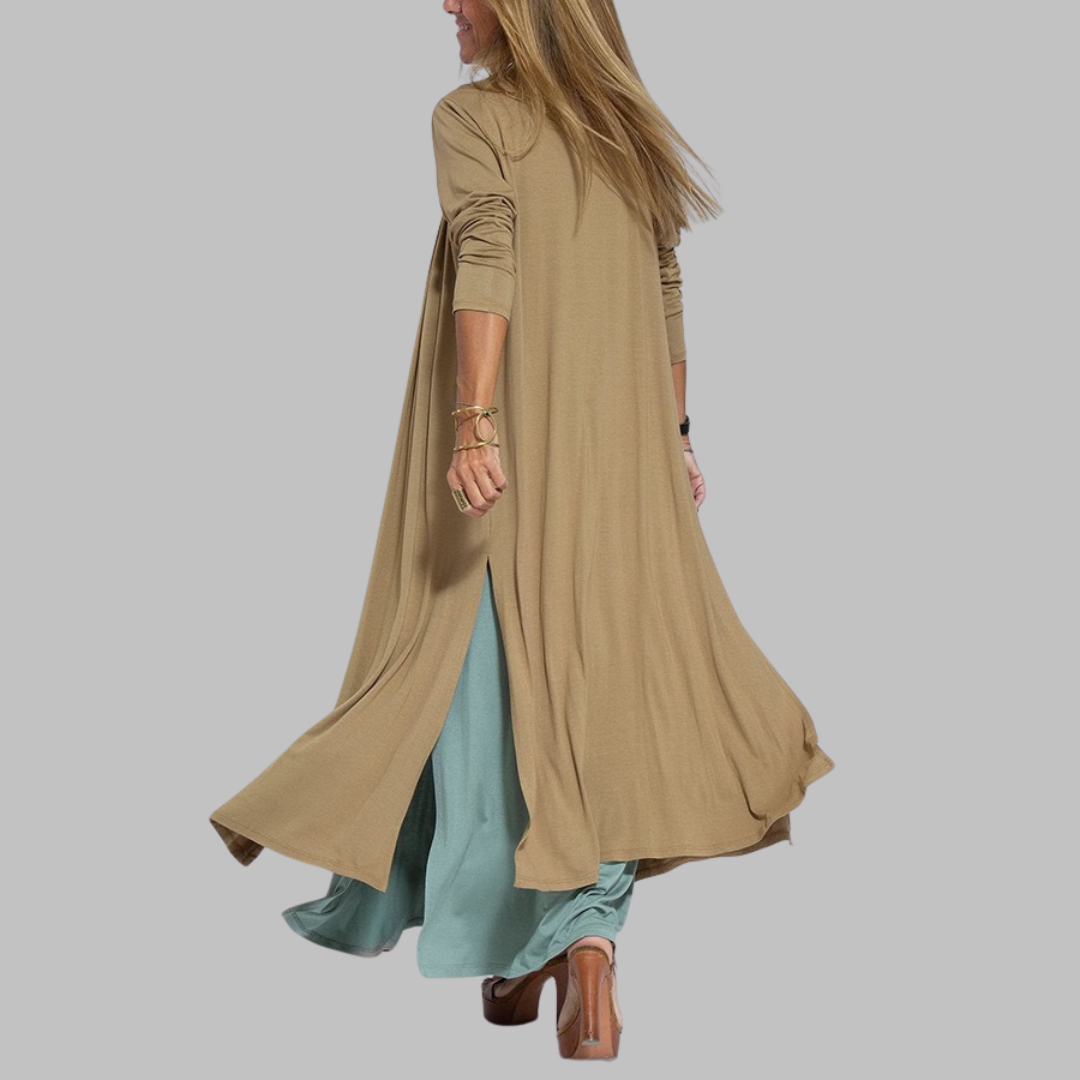 Theresa | Elegant Maxi Dress + Matching Cardigan as a GIFT