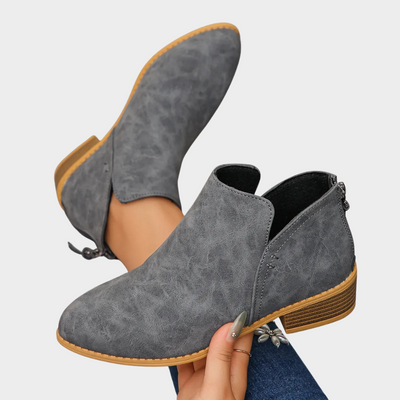 Lona | Low Heel Ankle Boots
