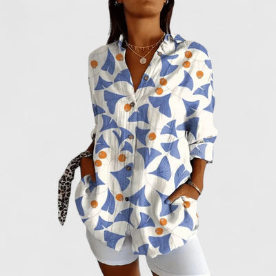 Hazel | Elegant Floral Blouse