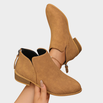 Lona | Low Heel Ankle Boots