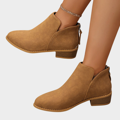 Lona | Low Heel Ankle Boots