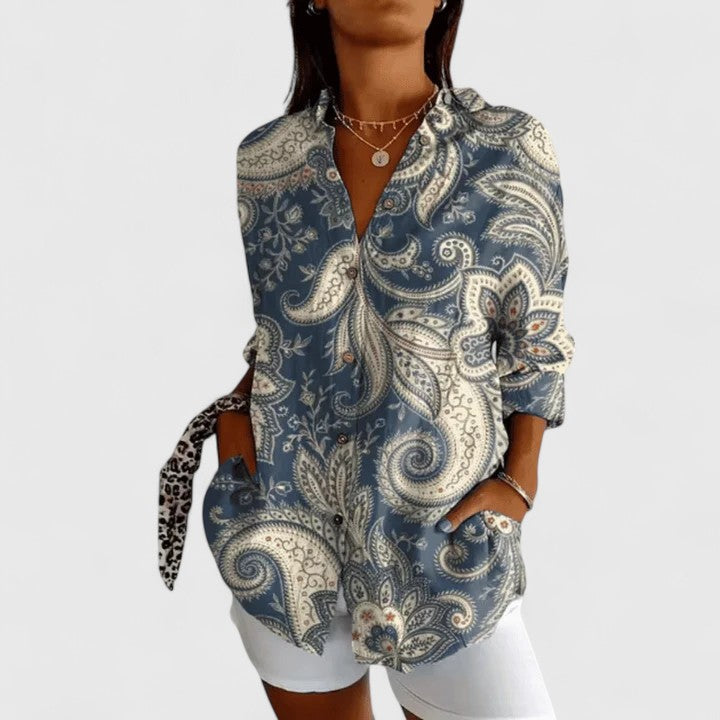 Hazel | Elegant Floral Blouse