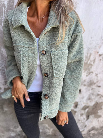 Aluna | Women's Effortless Chic Lapel Cropped Jacket