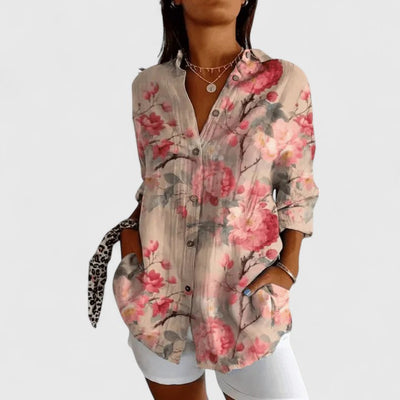 Hazel | Elegant Floral Blouse