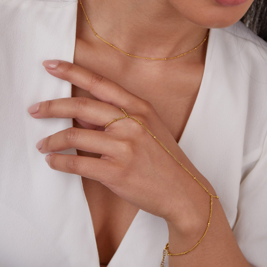 Diane | Elegant Hand Bracelet