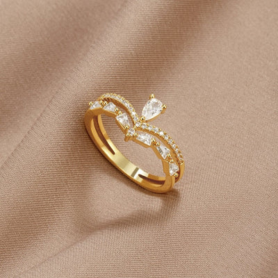 Aura | Elegant Crystal Ring