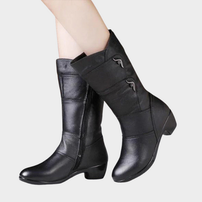 Violette | Zip-Up Ankle Boots