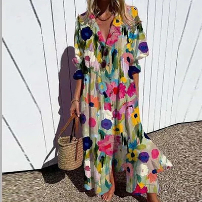 Ann | Boho dress with a loose silhouette