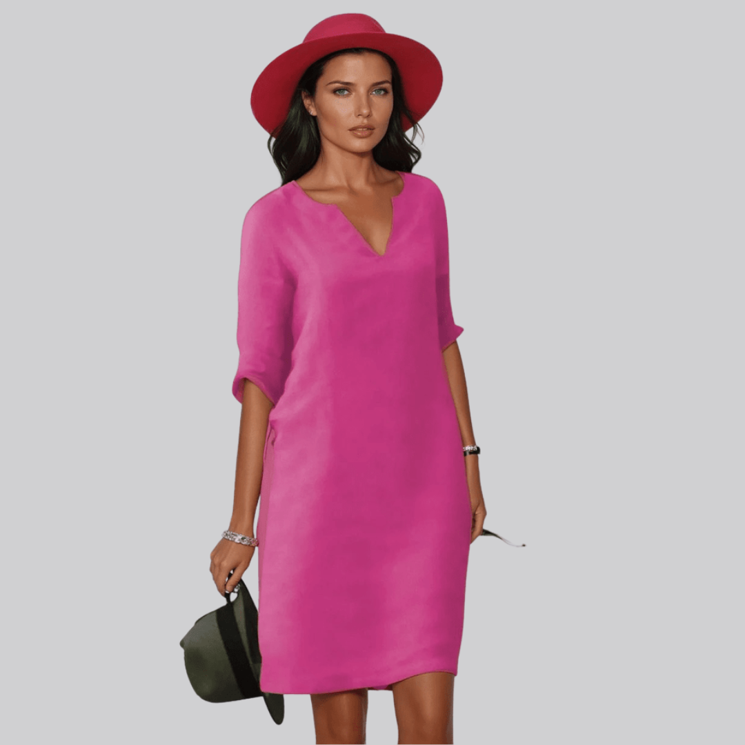 Zora | Stylish dress with an elegant V-neckline