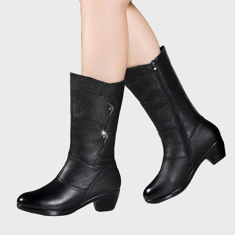 Violette | Zip-Up Ankle Boots