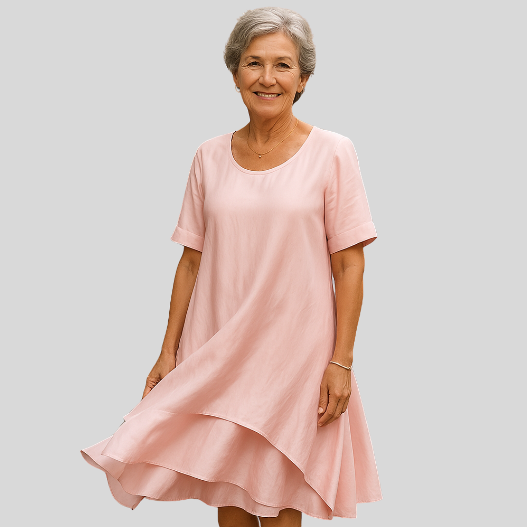 Carol | Maximum dress model with a timeless silhouette