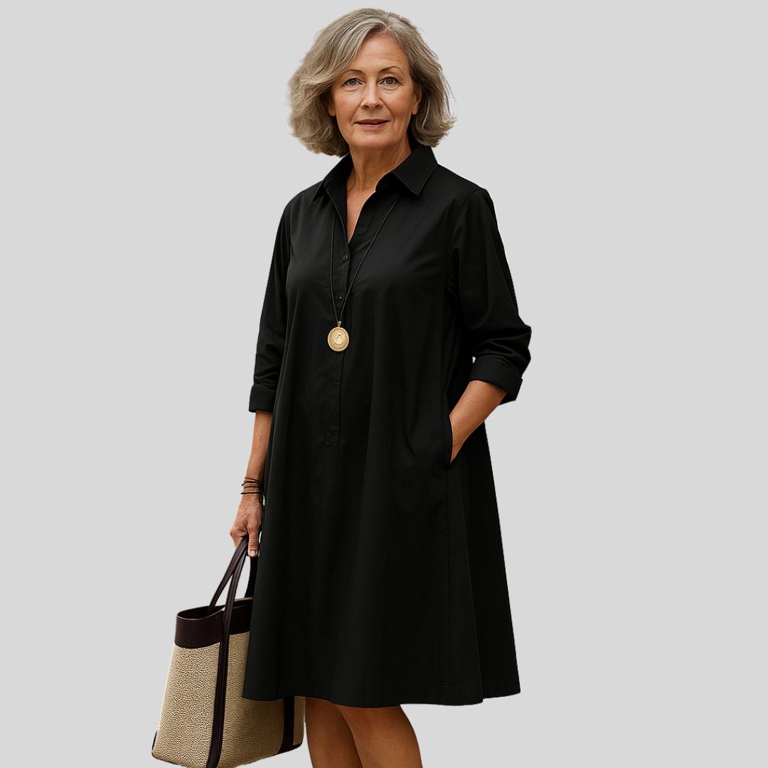 Denise | Elegant Polo Dress in Premium Cotton
