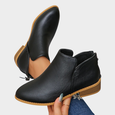 Lona | Low Heel Ankle Boots