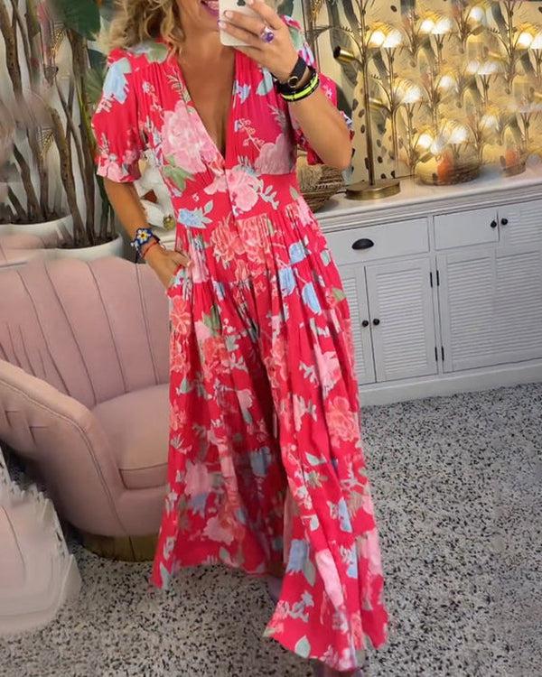Emma | Vibrant Floral Dress