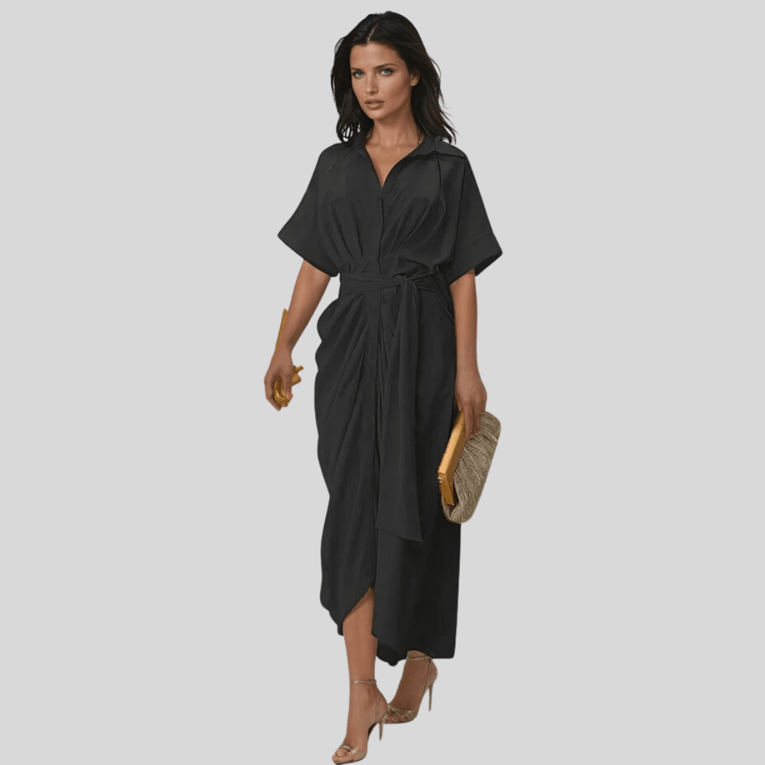 Nina | Elegant Maxi Dress with Bow