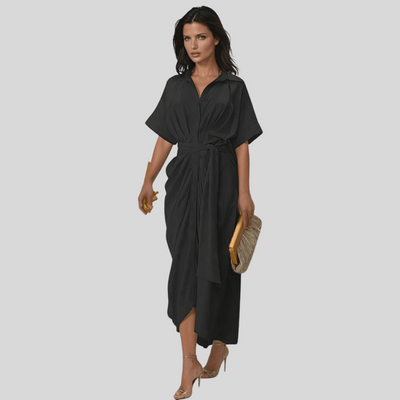 Nina | Elegant Maxi Dress with Bow