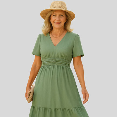 Jolana | Lightweight Summer Dresses with V-Neck