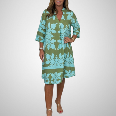 Tammie | Elegant Spring Dress with Long Sleeves