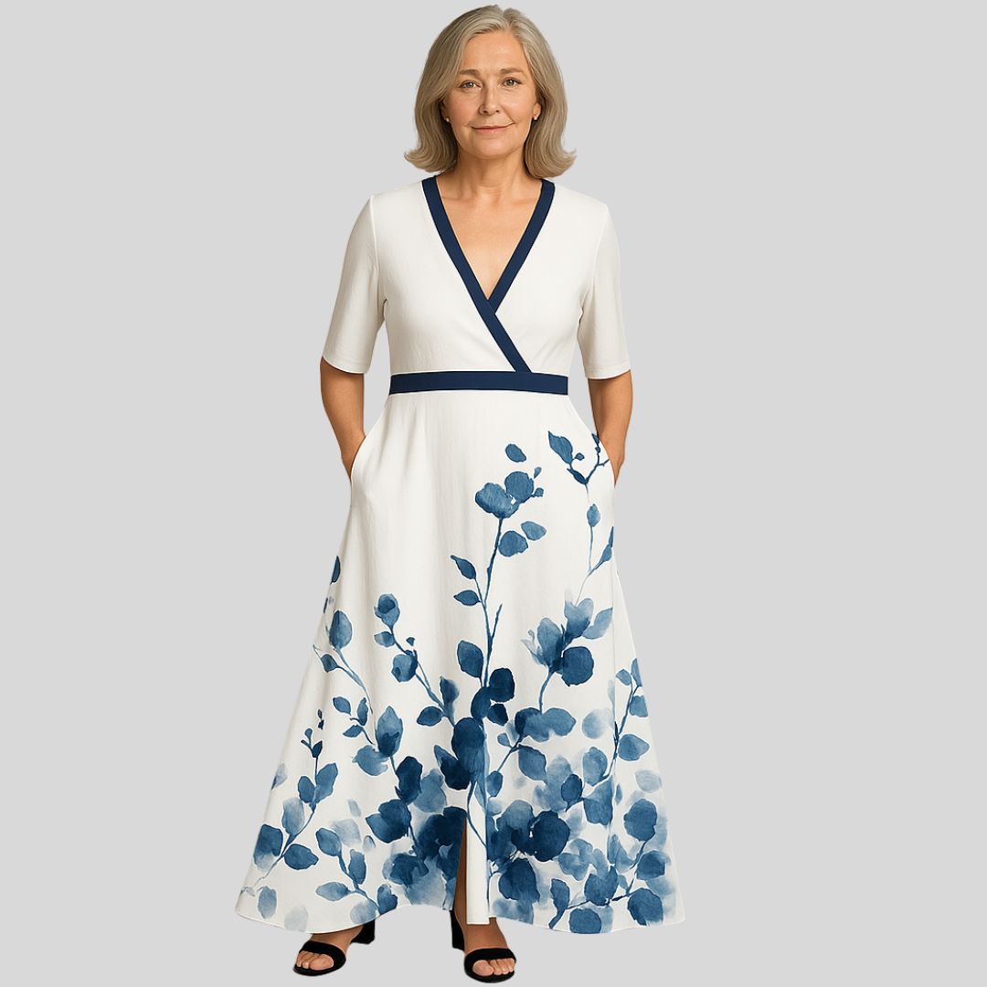 Evie | Floral Dress with a Flowing Silhouette