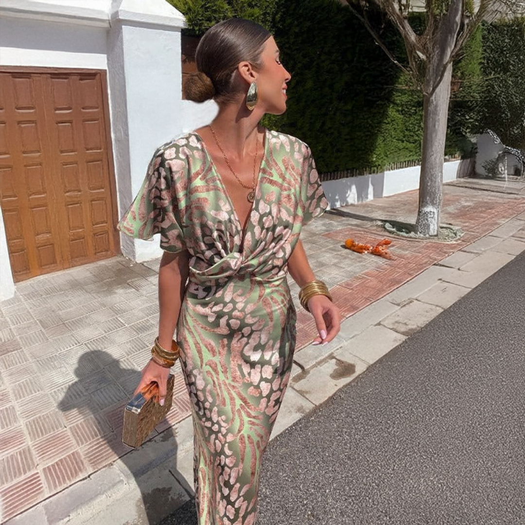 Geneva | Elegant Dress with Draping