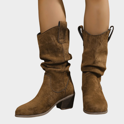 Pearlie | Mid-Heel Cowboy Boots