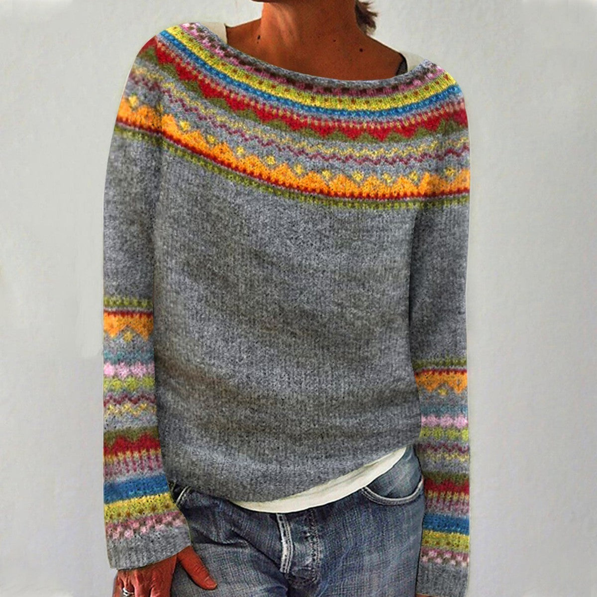 Jade | Retro Sweater