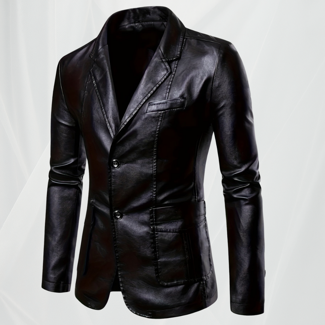 Clyde | Elegant leather blazer