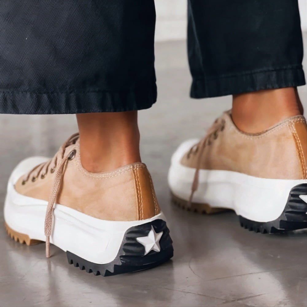 Madeline | Leather Platform Sneakers