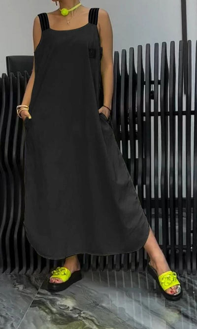 Layla | Shoulder Strap Suspender Dress