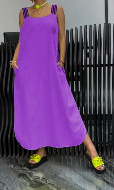 Layla | Shoulder Strap Suspender Dress