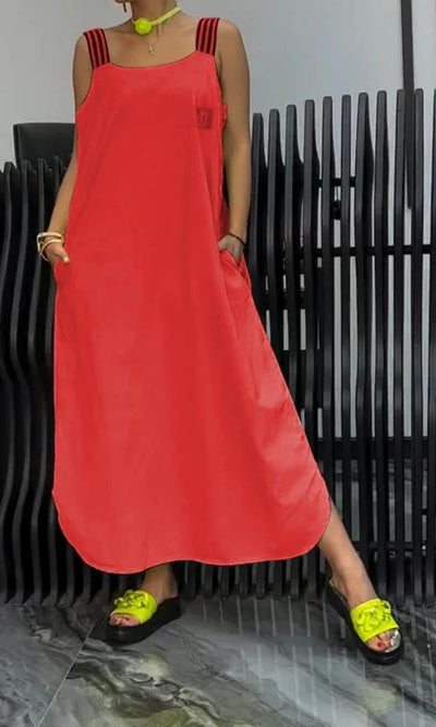 Layla | Shoulder Strap Suspender Dress