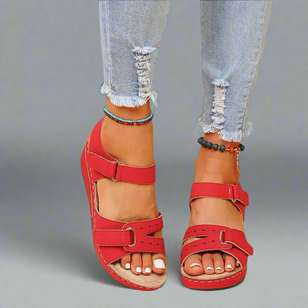 camile | Elegant orthopedic sandals made from soft material