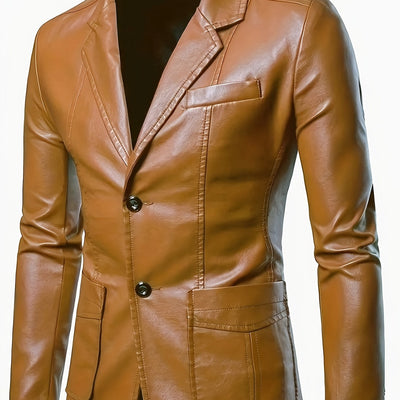 Clyde | Elegant leather blazer