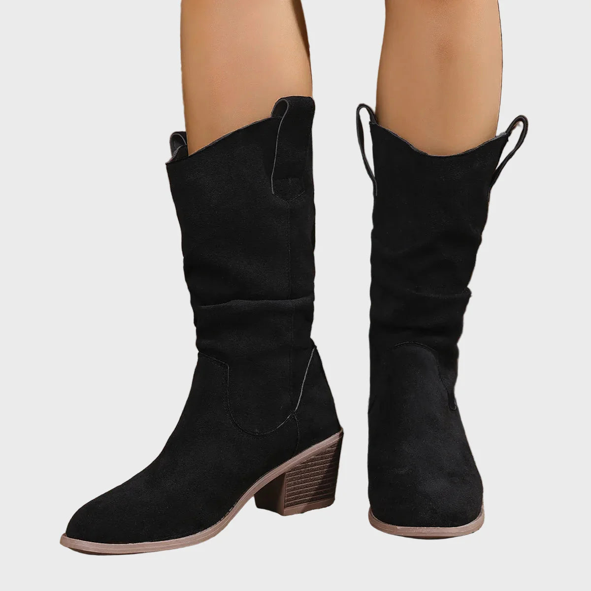 Pearlie | Mid-Heel Cowboy Boots