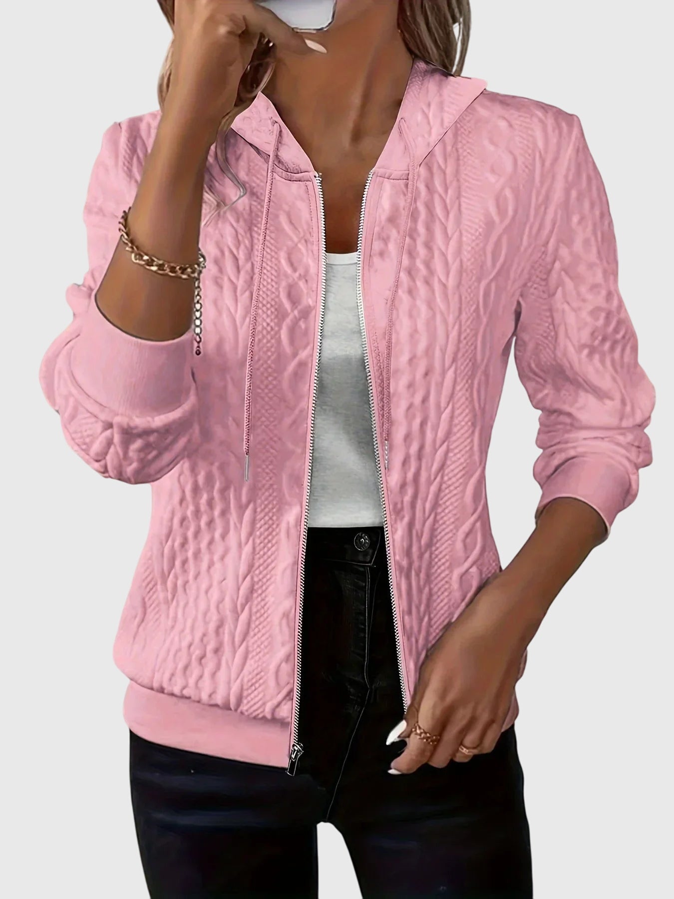 Lena | Hoodie with zipper