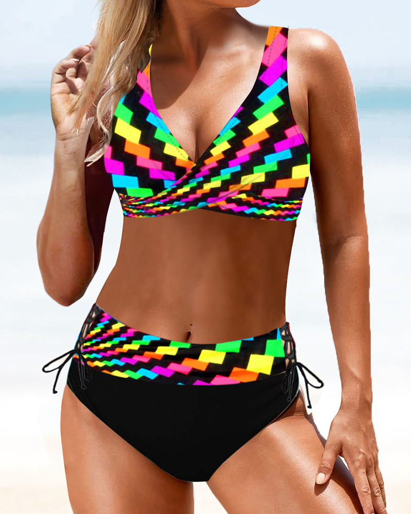 Eva | Colorful Bikini