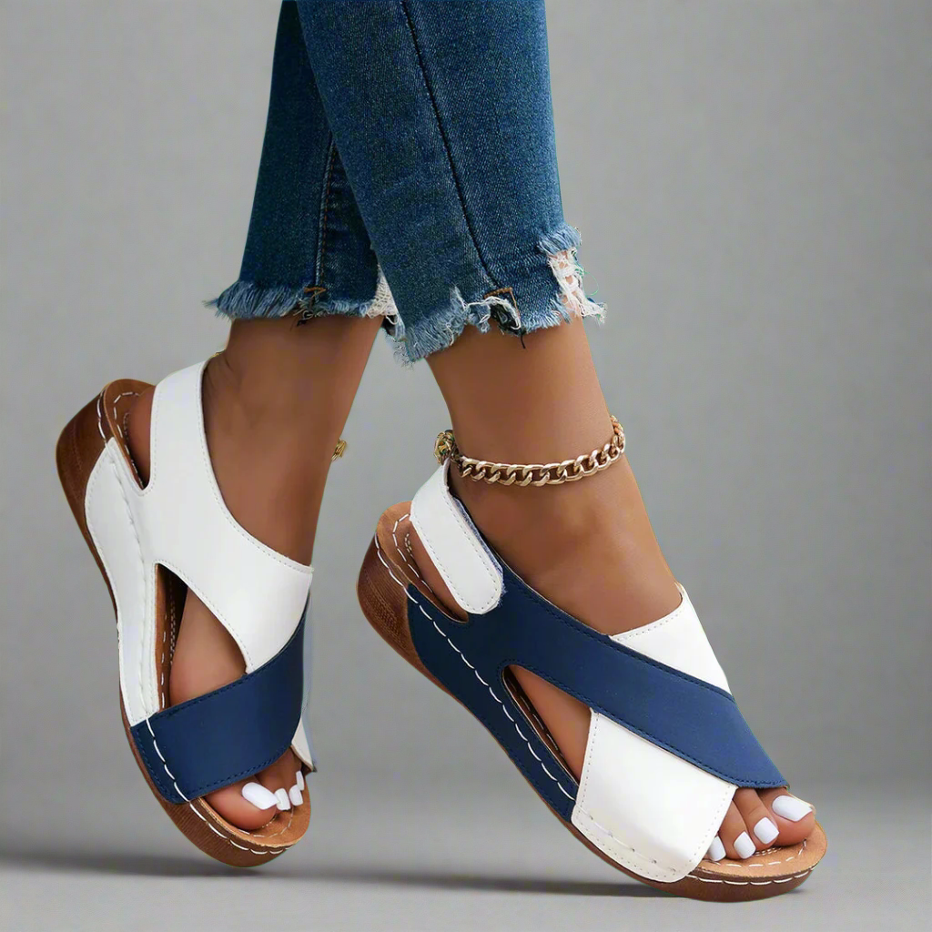 Carmela | Elegant Wedge Sandals Made from Premium Materials