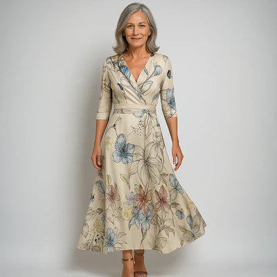 Catherine | Elegant Floral Dress