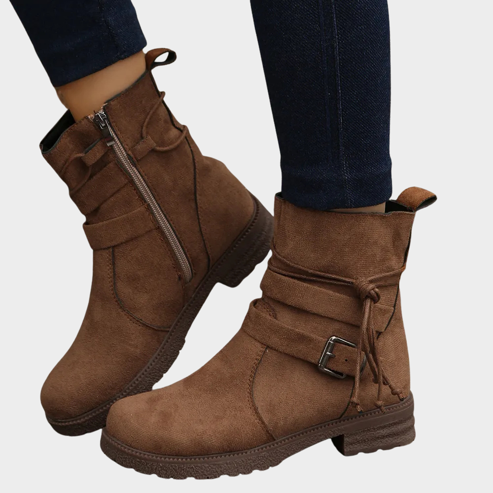 Ardith | Low Heel Ankle Boots