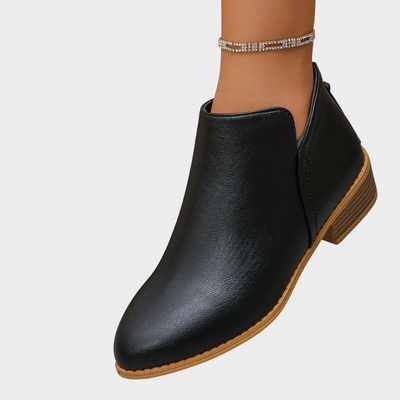 Lona | Low Heel Ankle Boots