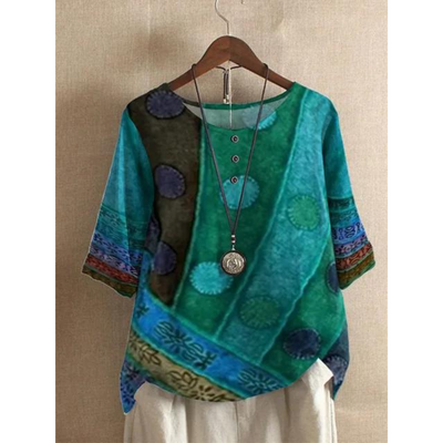 Zoe | Colorful Bohemian Top