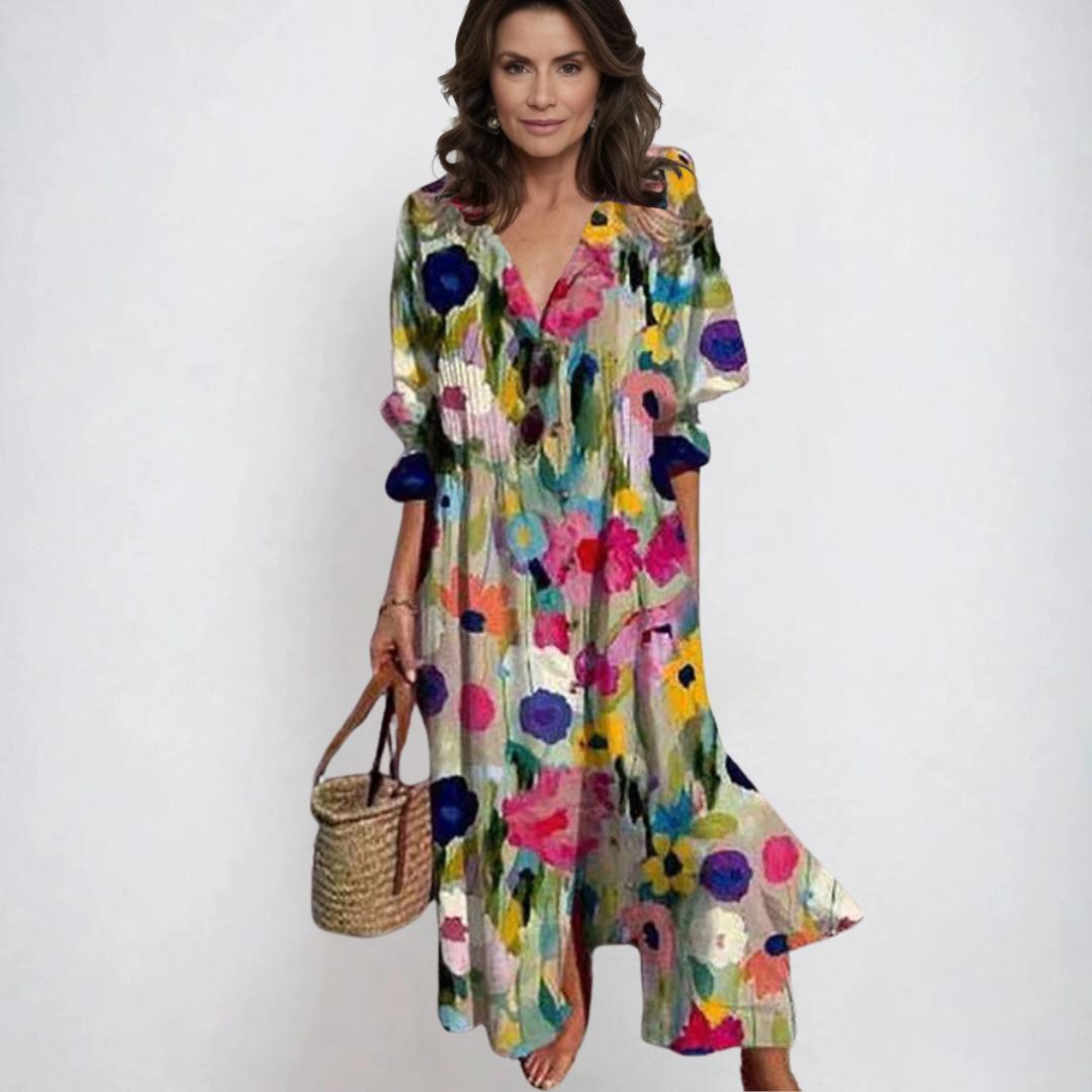 Ann | Boho dress with a loose silhouette
