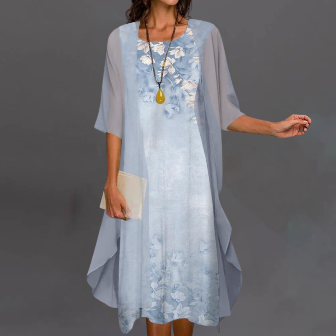 Kelly | Elegant Flower Set – Dress & Cardigan
