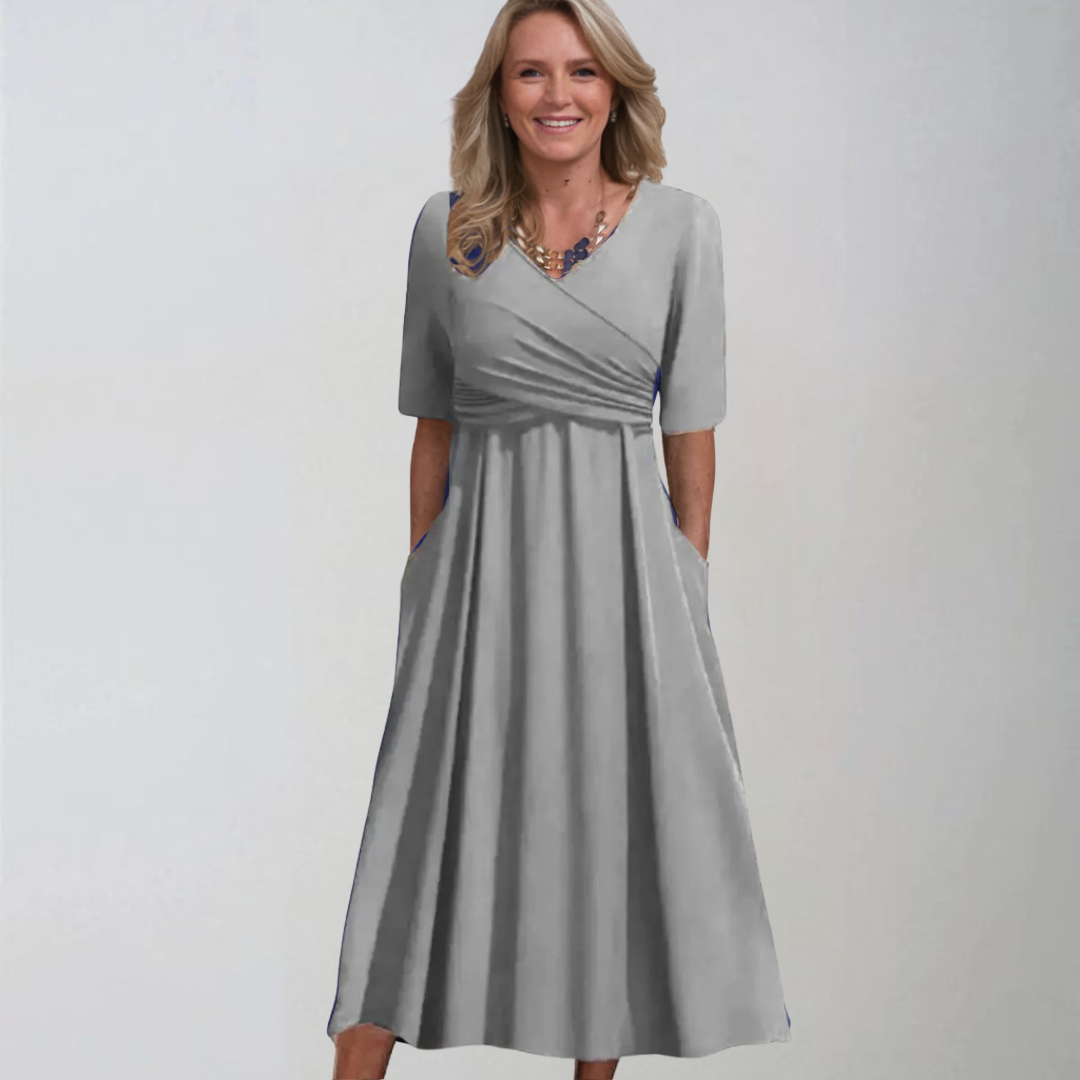 Sandra | Stylish midi dresses with pockets