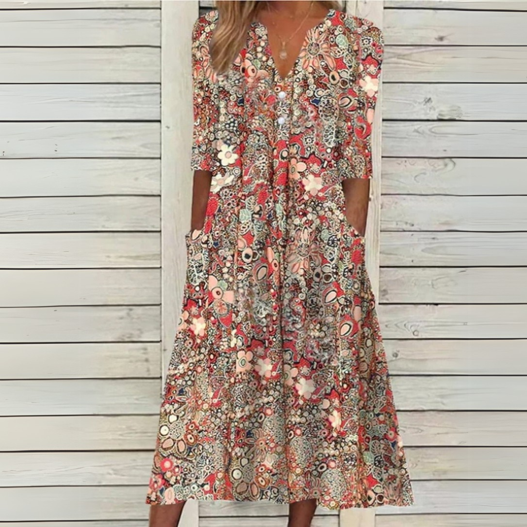 Livia | Stunning summer dress for natural elegance