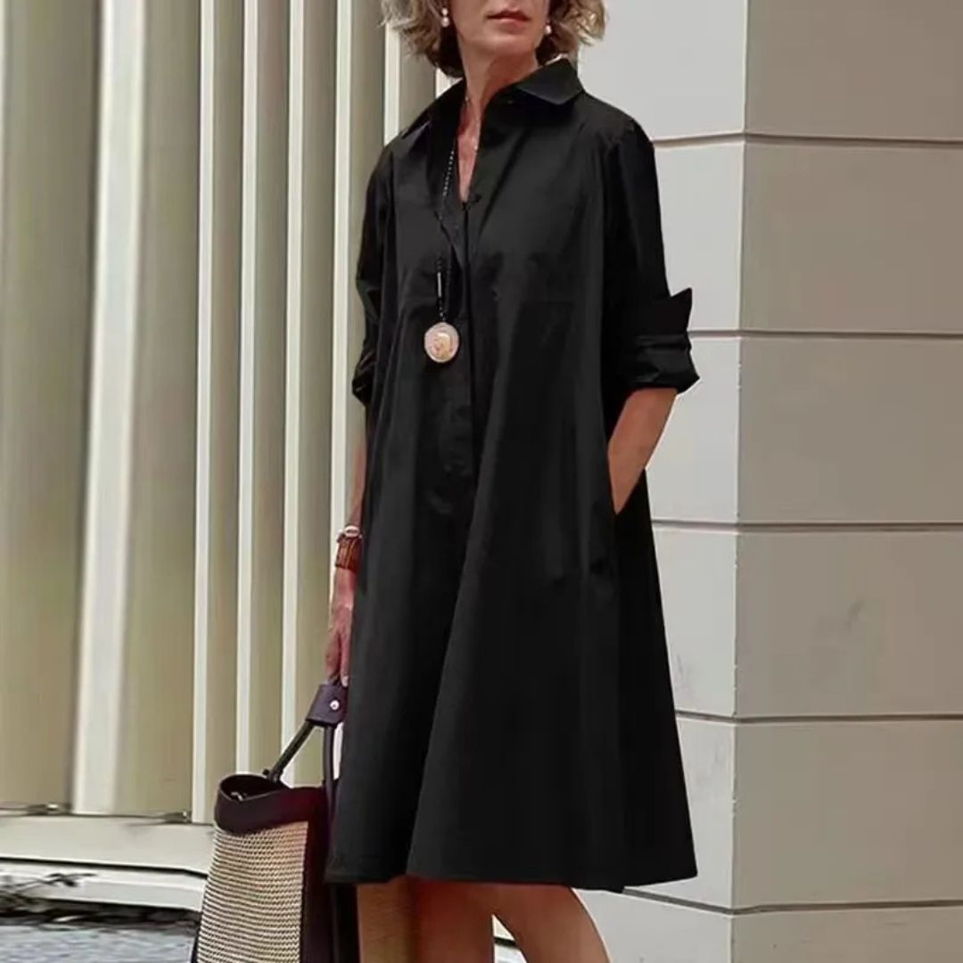Denise | Elegant Polo Dress in Premium Cotton