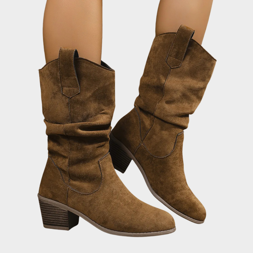 Pearlie | Mid-Heel Cowboy Boots