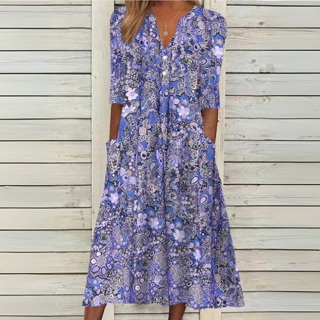 Livia | Stunning summer dress for natural elegance